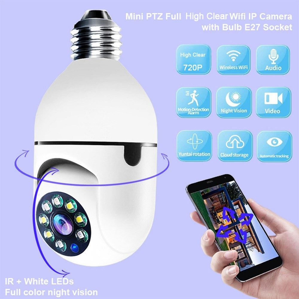Bulb Camera With NIGHT VISION