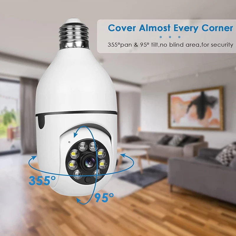 Bulb Camera With NIGHT VISION