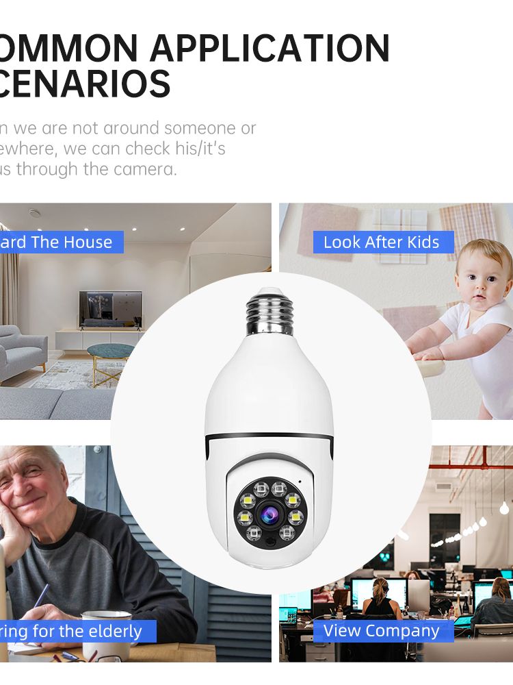 Bulb Camera With NIGHT VISION