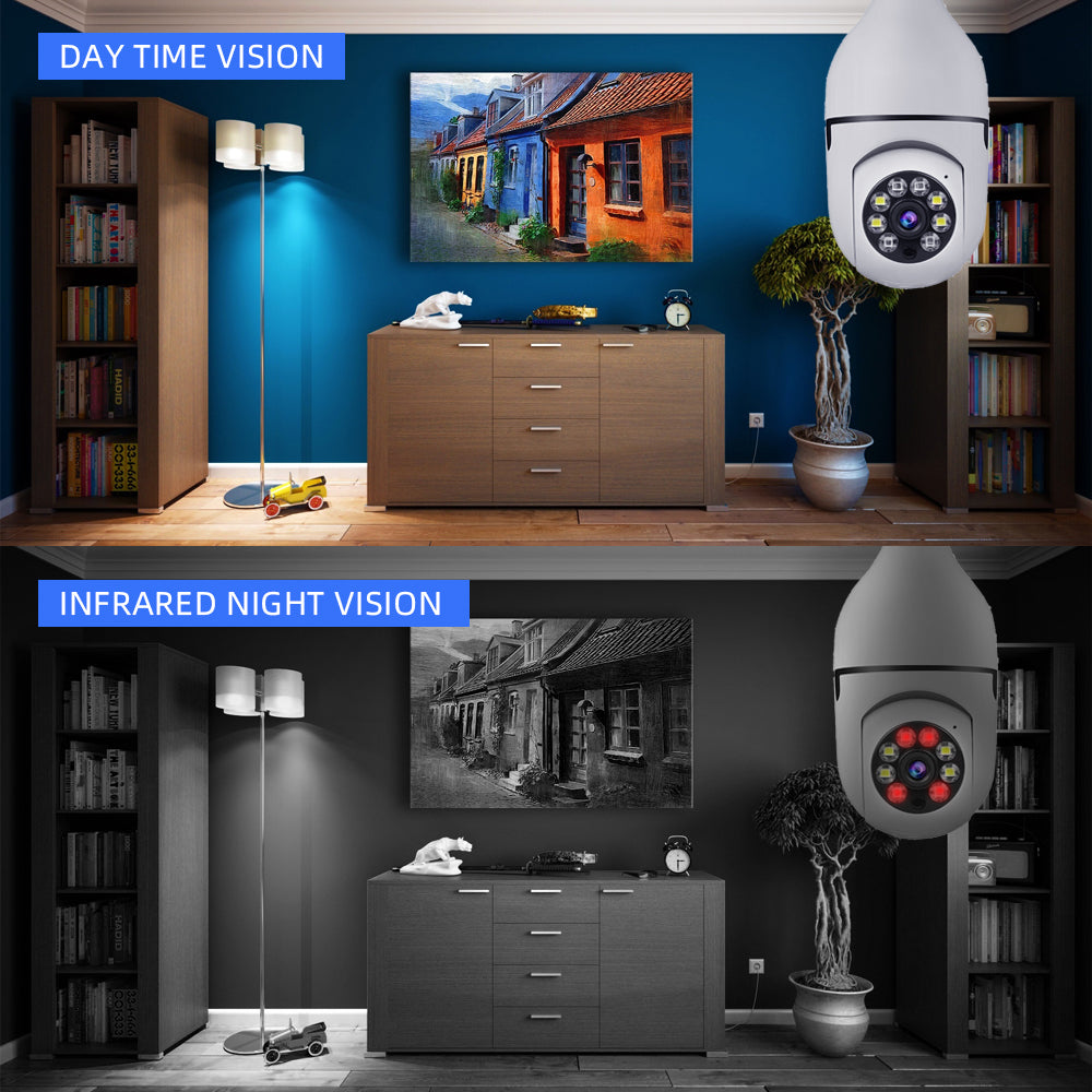 Bulb Camera With NIGHT VISION