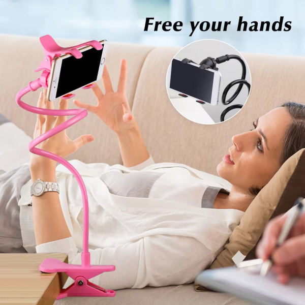 Mobile Phone Stand Holder Flexible And Power Full Grip – 360 Degree Rotating