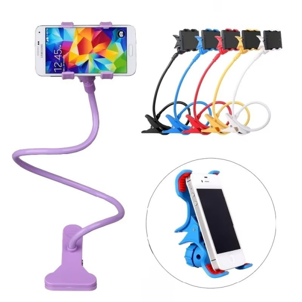 Mobile Phone Stand Holder Flexible And Power Full Grip – 360 Degree Rotating